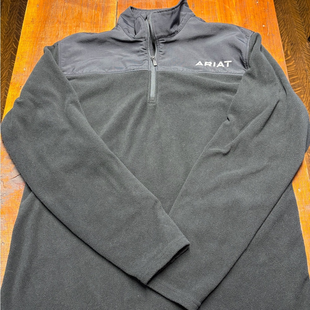 Ariat Men's BlackQuarter-Zip‎ Fleece Jacket
